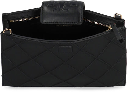 Tory Burch Fleming Leather wallet on chain