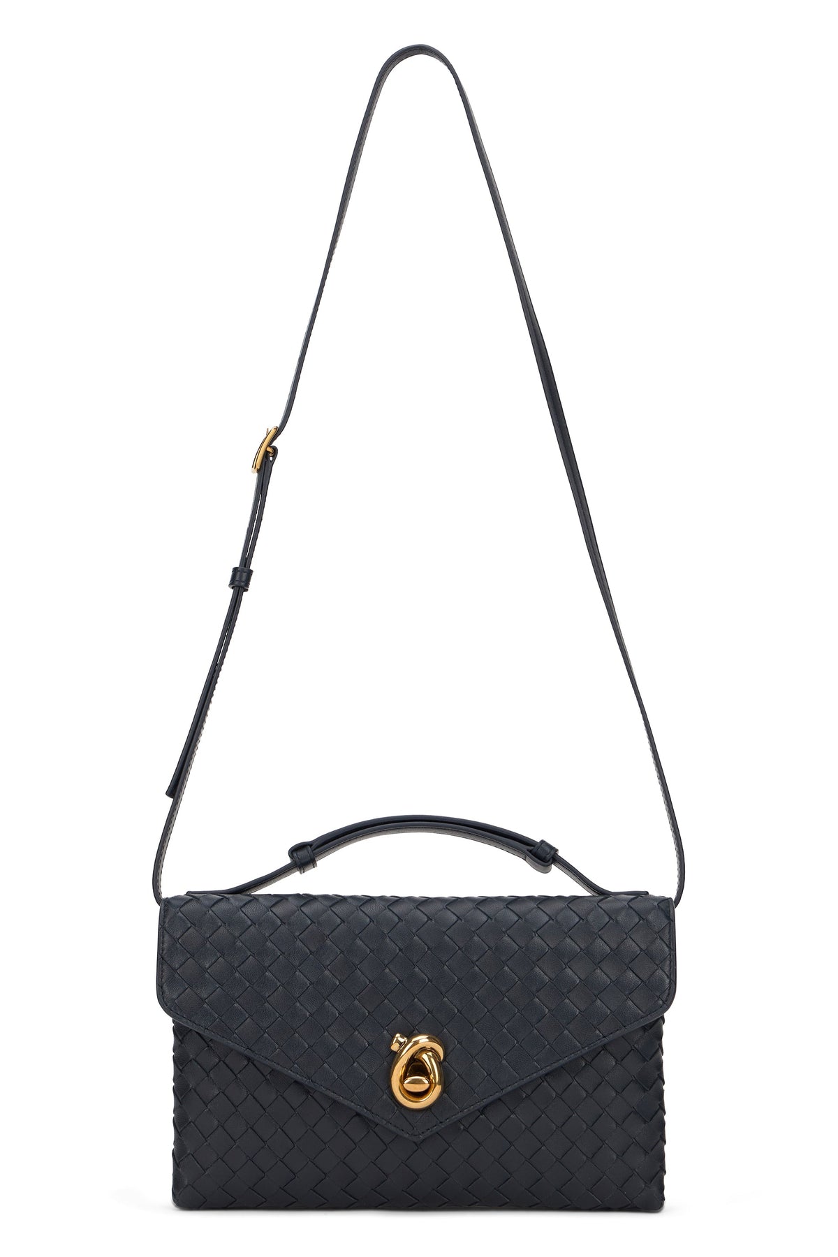 Handbag Knot Lock in leather BAGS