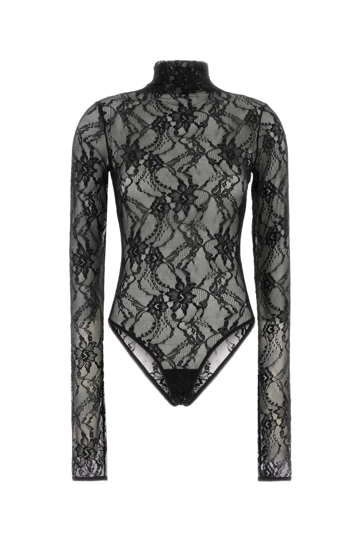 ZIGGY LACE BODYSUIT - TURTLENECK BODYSUIT TOPS