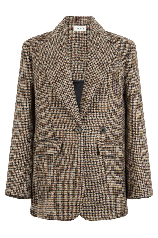 Wool blazer pied de poule RTW