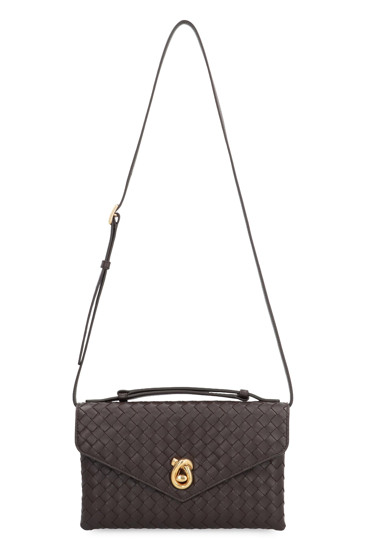 Bottega Veneta Knot Lock Leather crossbody bag