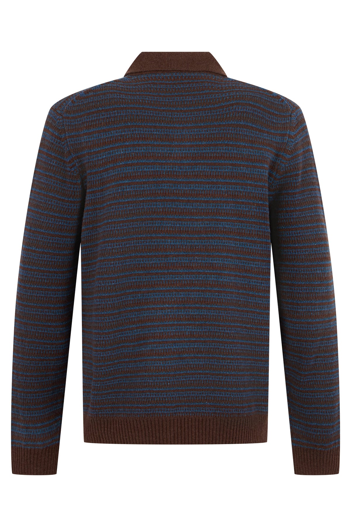 Sweater with polo collar in wool RTW