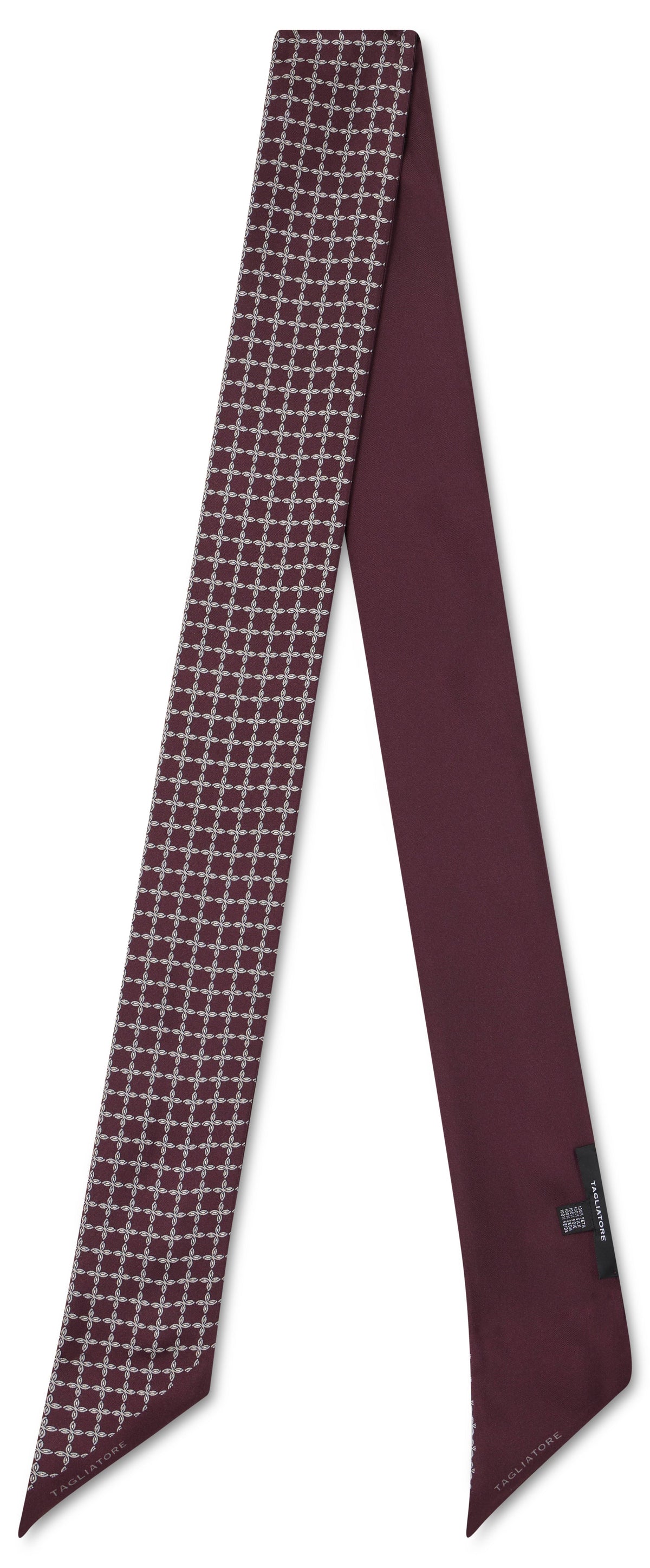 Scarf with geometric print ACC