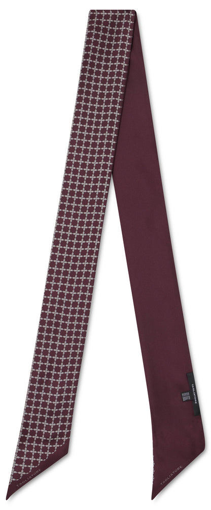 Scarf with geometric print ACC