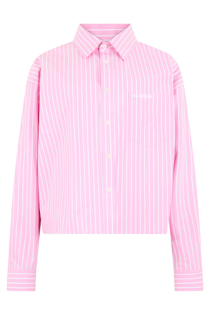 Cropped Shirt in Cotton Poplin RTW