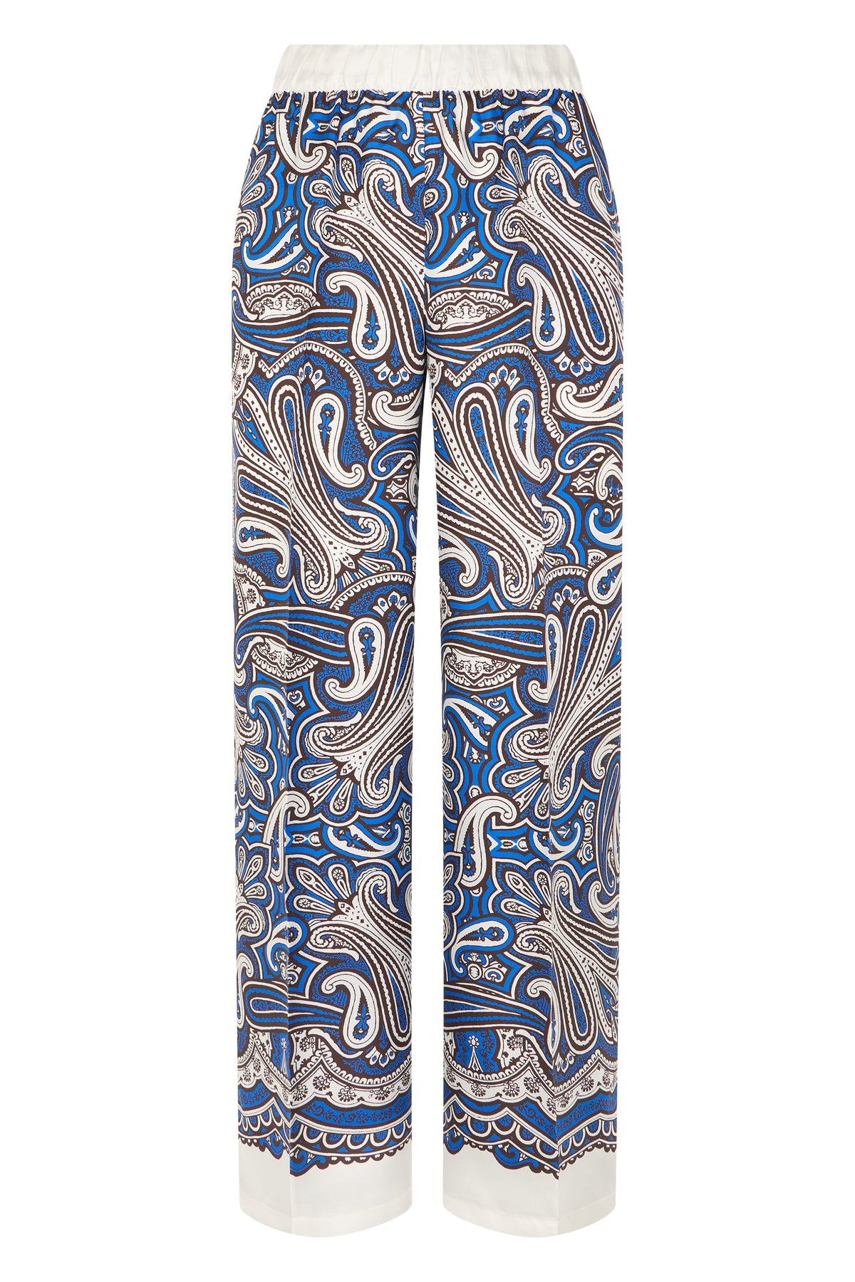 Silk pants with print RTW
