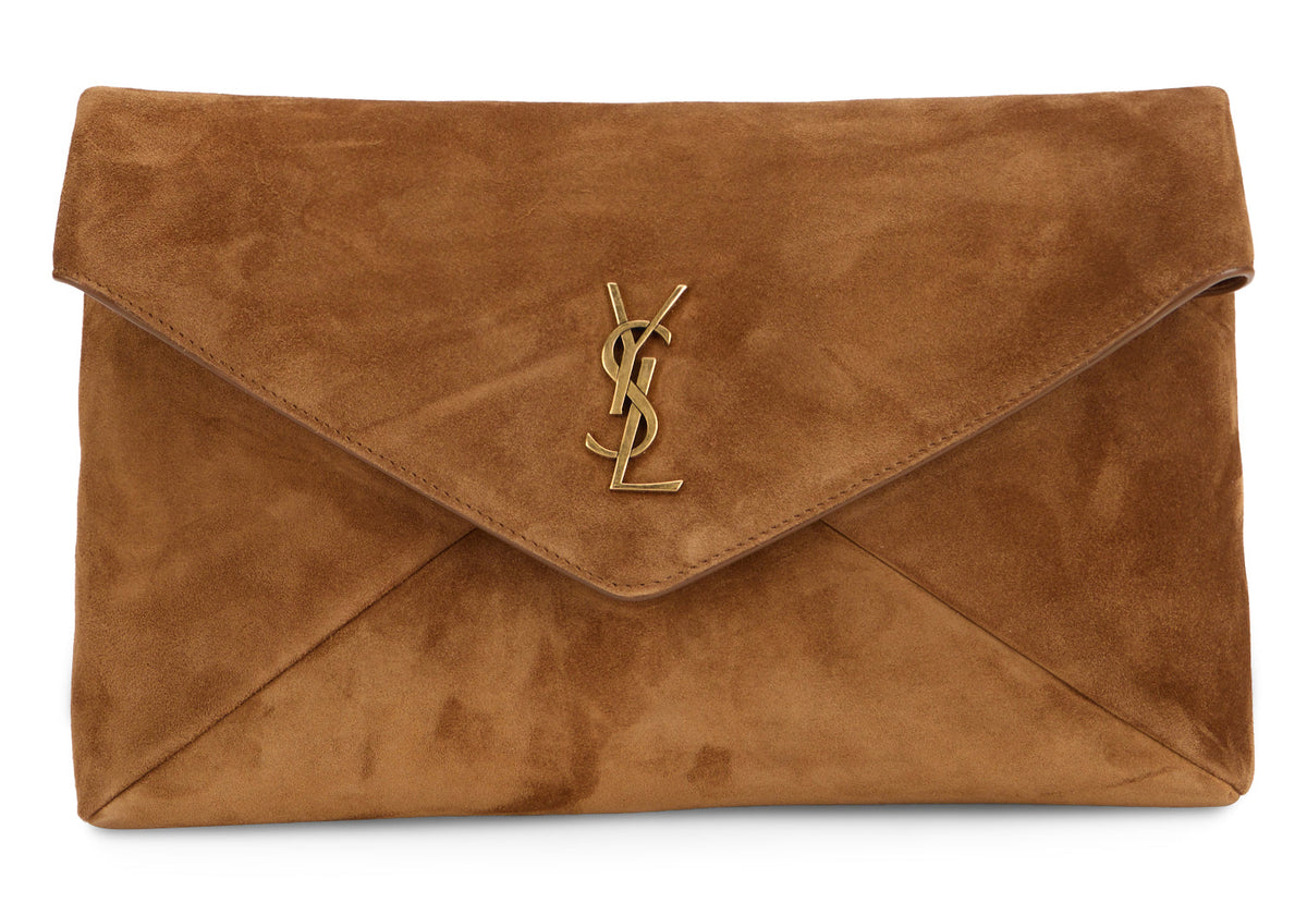 Large Cutch Envelope in suede leather RTW