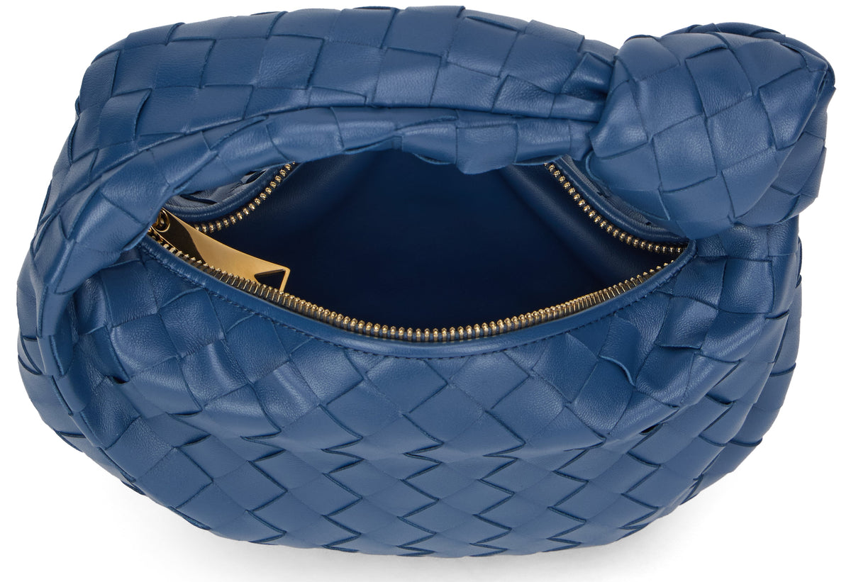 Purse passepartout Jodie mini in nappa with woven design RTW