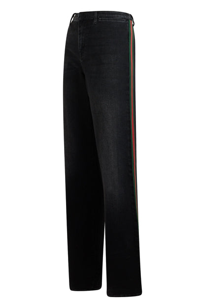 High-waisted flared jeans RTW