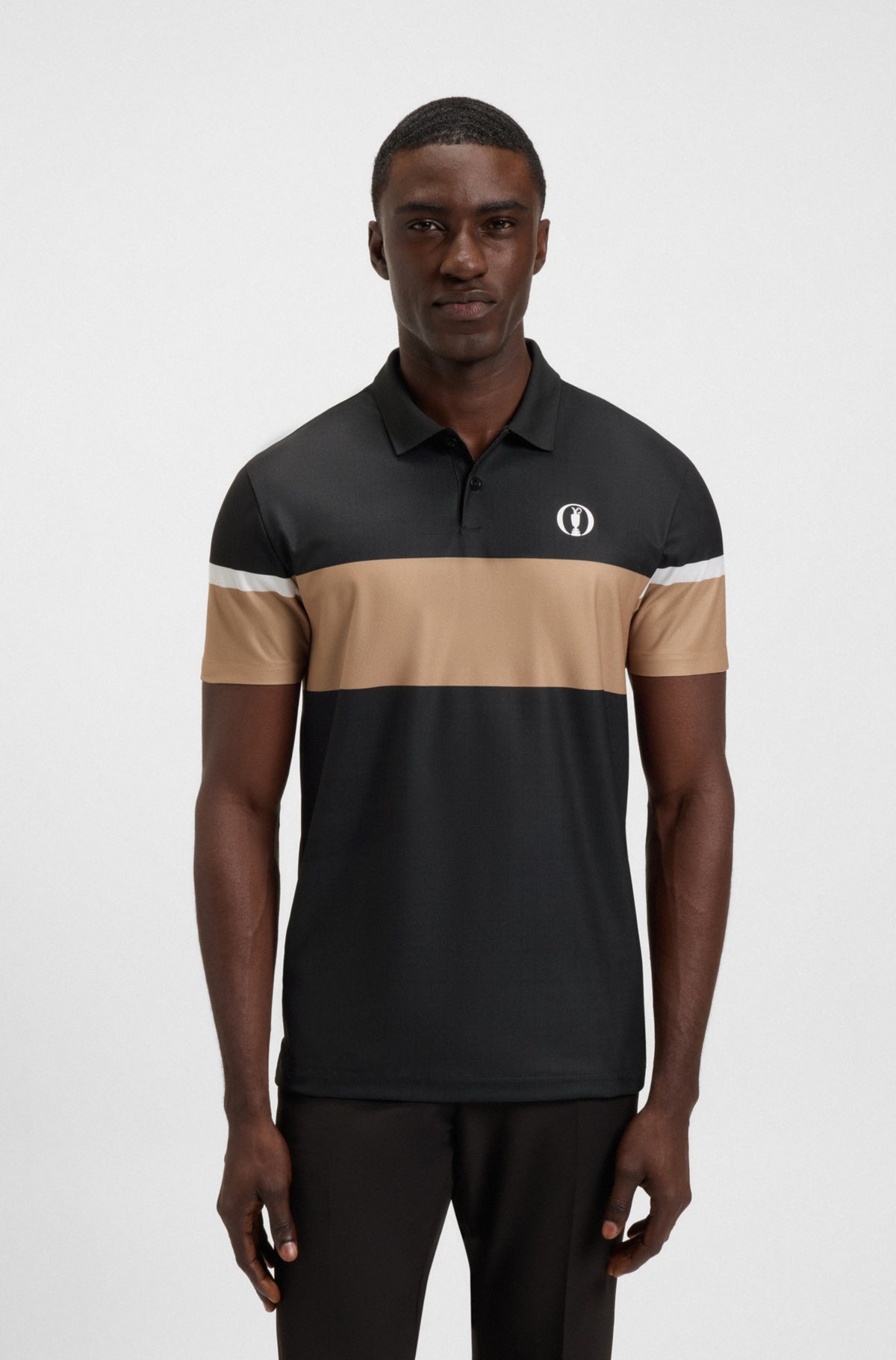 Short-sleeved polo in technical fabric RTW