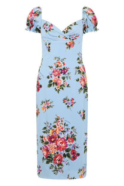 Floral silk dress RTW