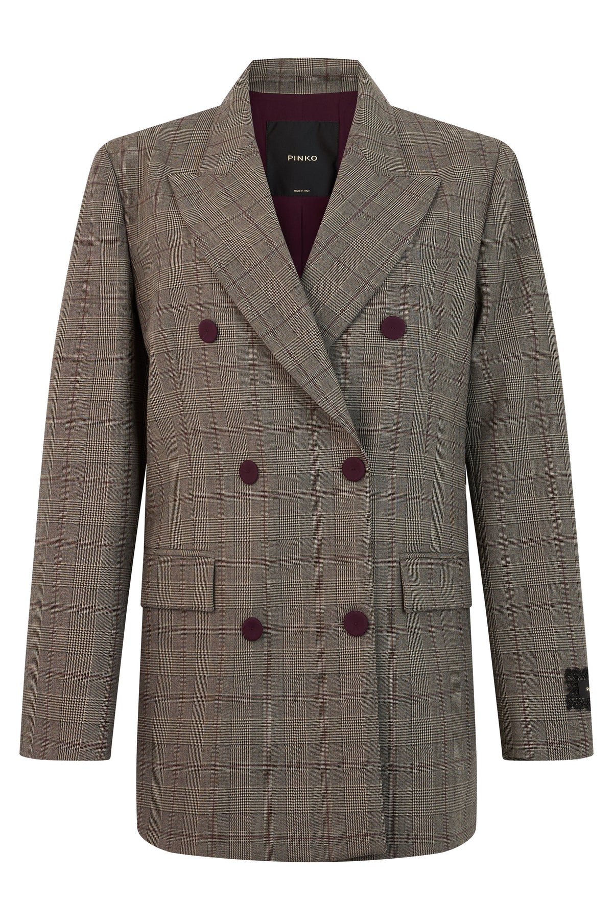 Double-breasted jacket in jacquard RTW