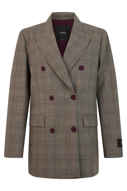 Double-breasted jacket in jacquard RTW