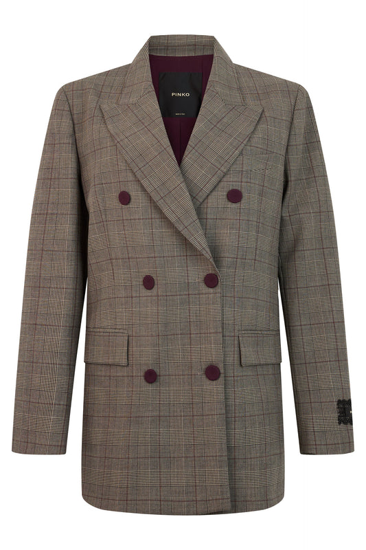 Double-breasted jacket in jacquard RTW