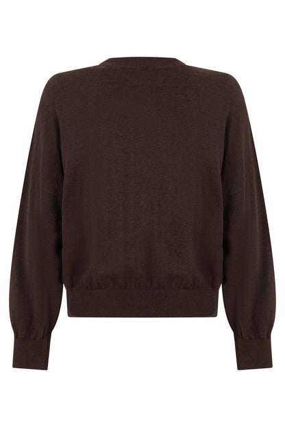 Sweater in mixed cotton wool RTW