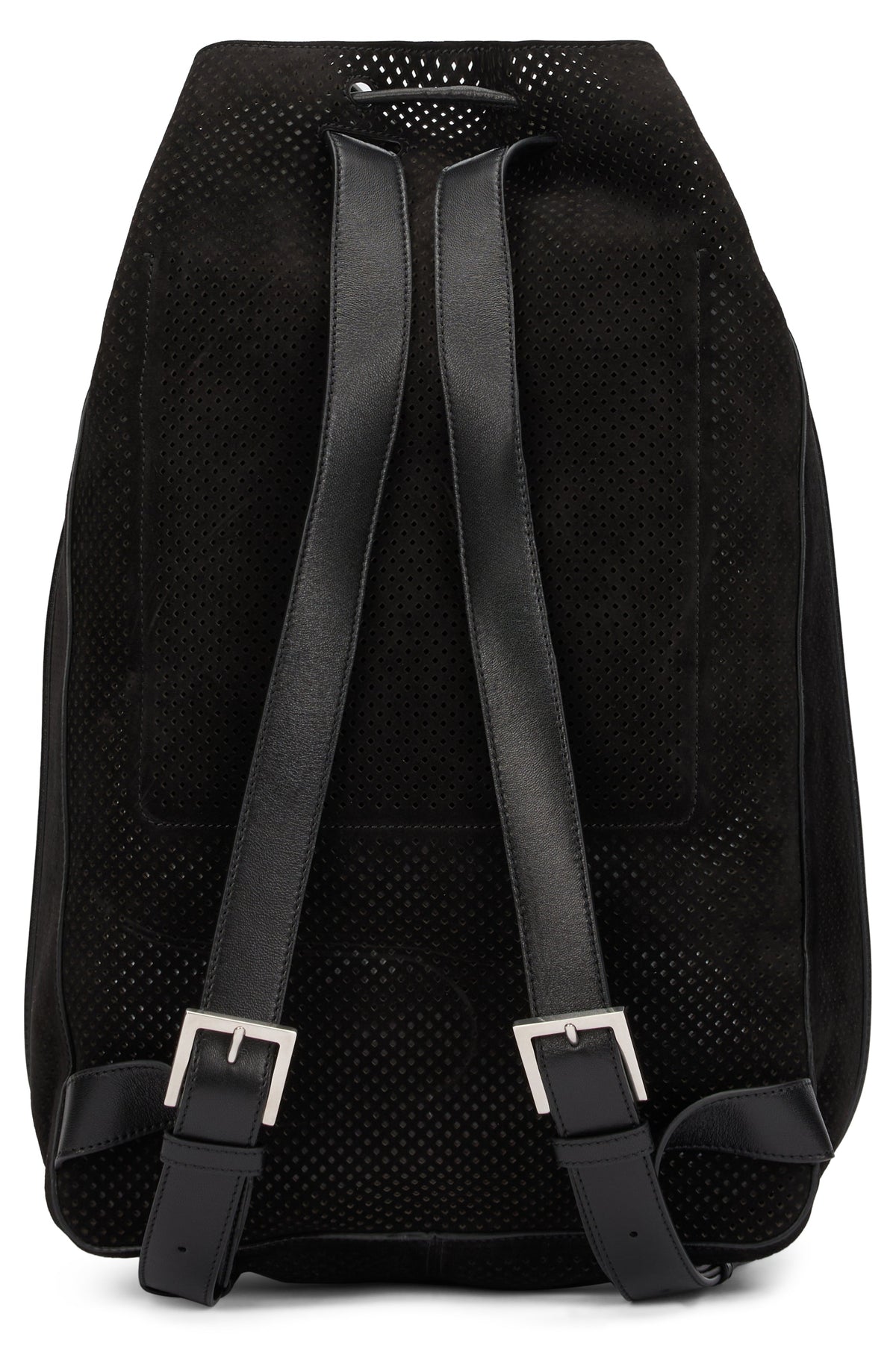 T-line backpack in perforated suede BAGS