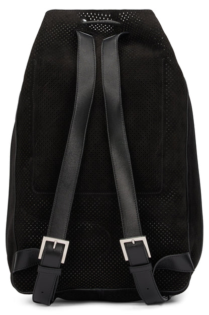 T-line backpack in perforated suede BAGS