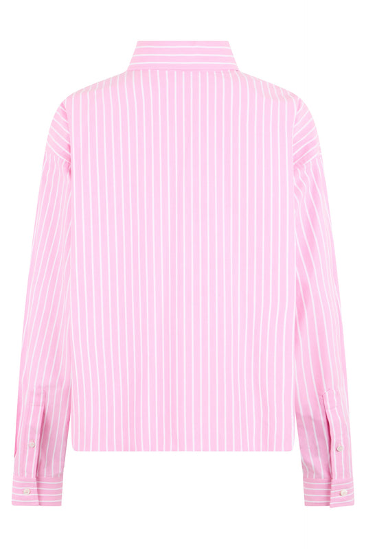 Cropped Shirt in Cotton Poplin RTW