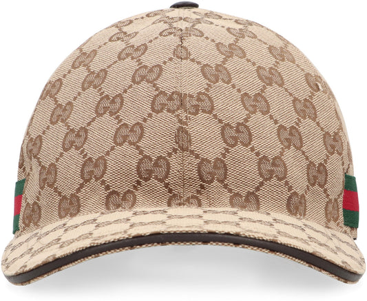 Baseball cap made of GG fabric ACC