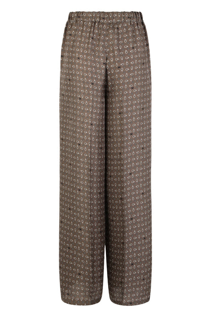 Printed silk pants RTW