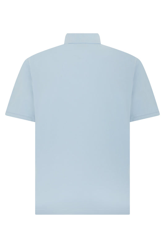 Cotton polo with short sleeves RTW
