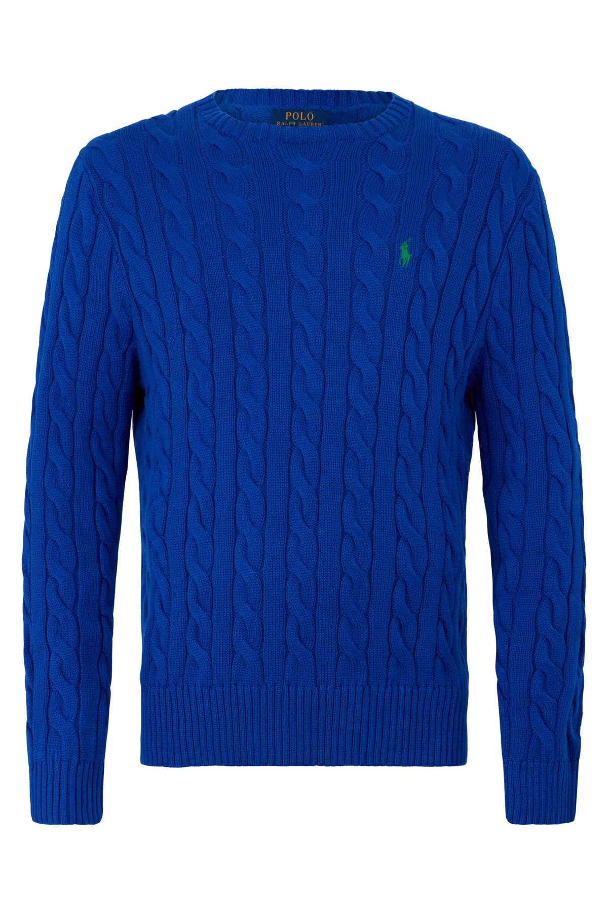 Knitted cotton sweater with embroidery RTW