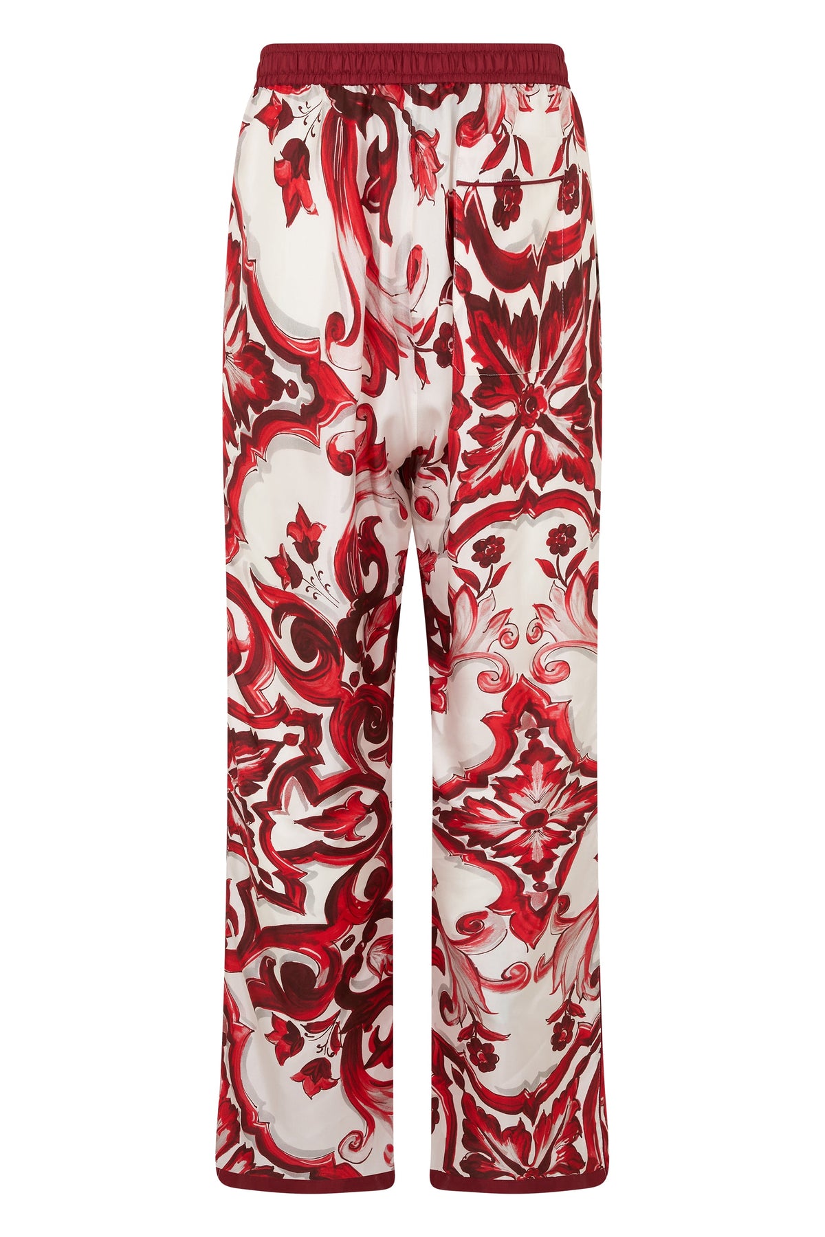 Printed silk trousers RTW