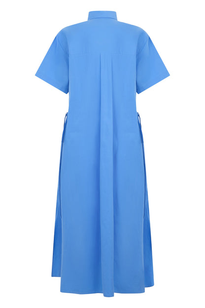 Midi dress with drawstring RTW