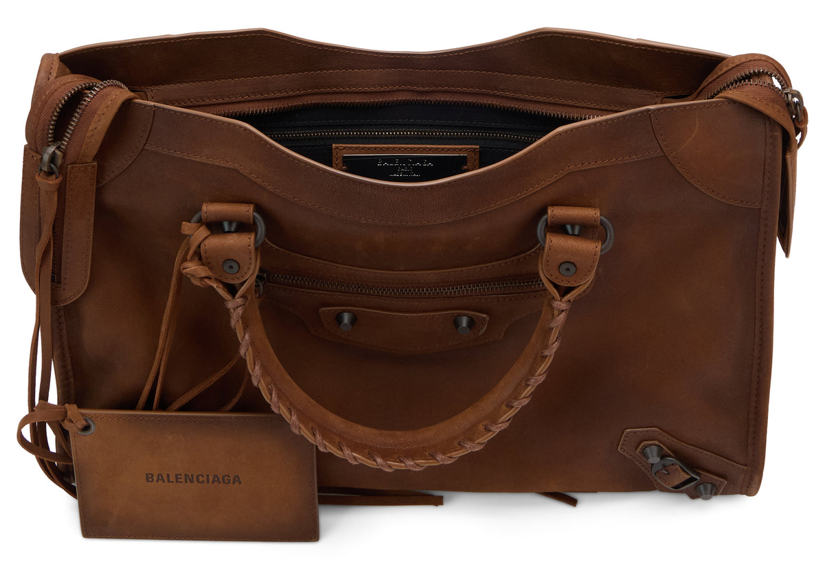 Leather handbag Le City M BAGS