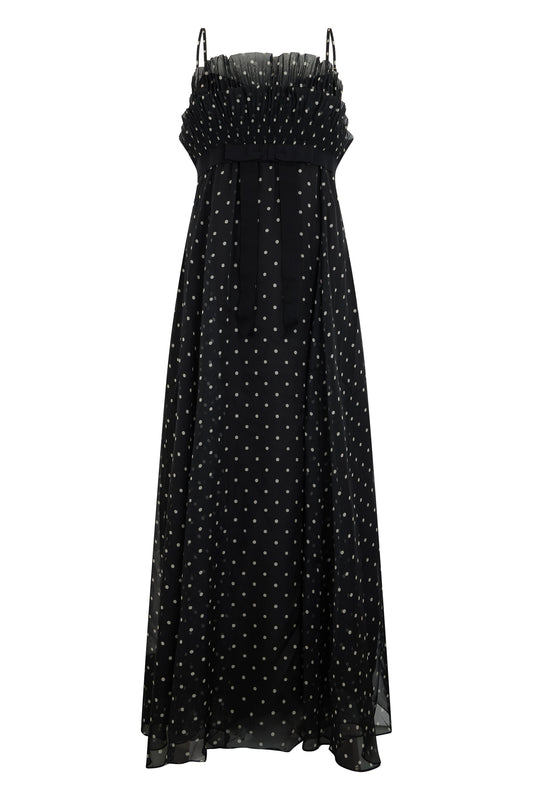 Long polka dot dress RTW
