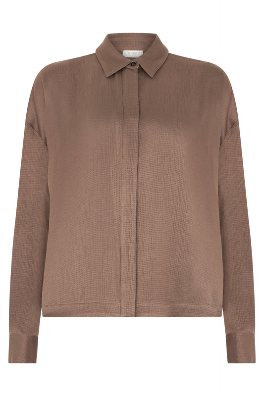 Shirt in cotton-elastane blend RTW