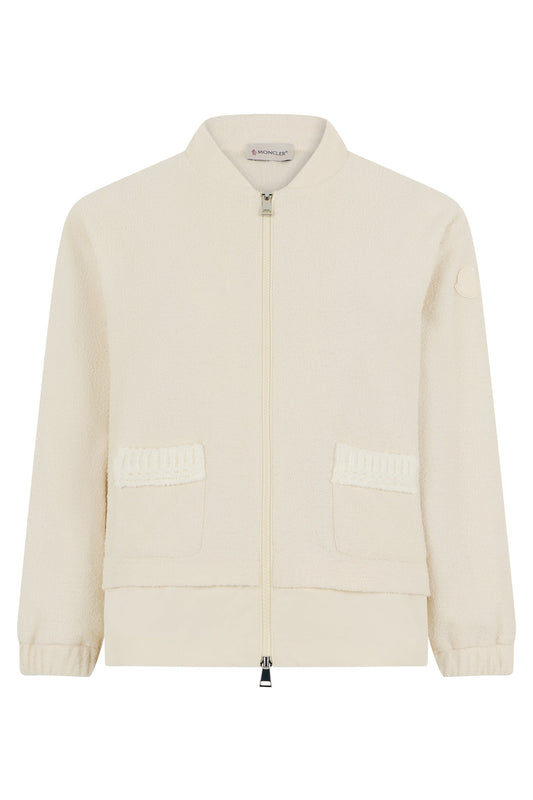 Cardigan in cotton blend with zip RTW