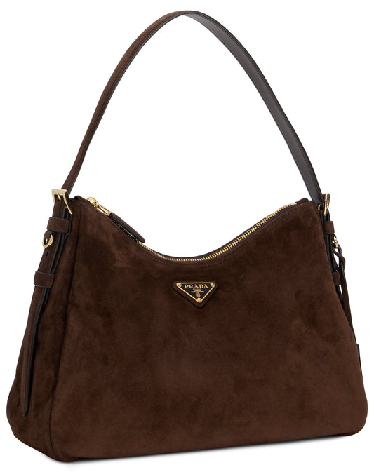 Shoulder bag in suede leather BAGS