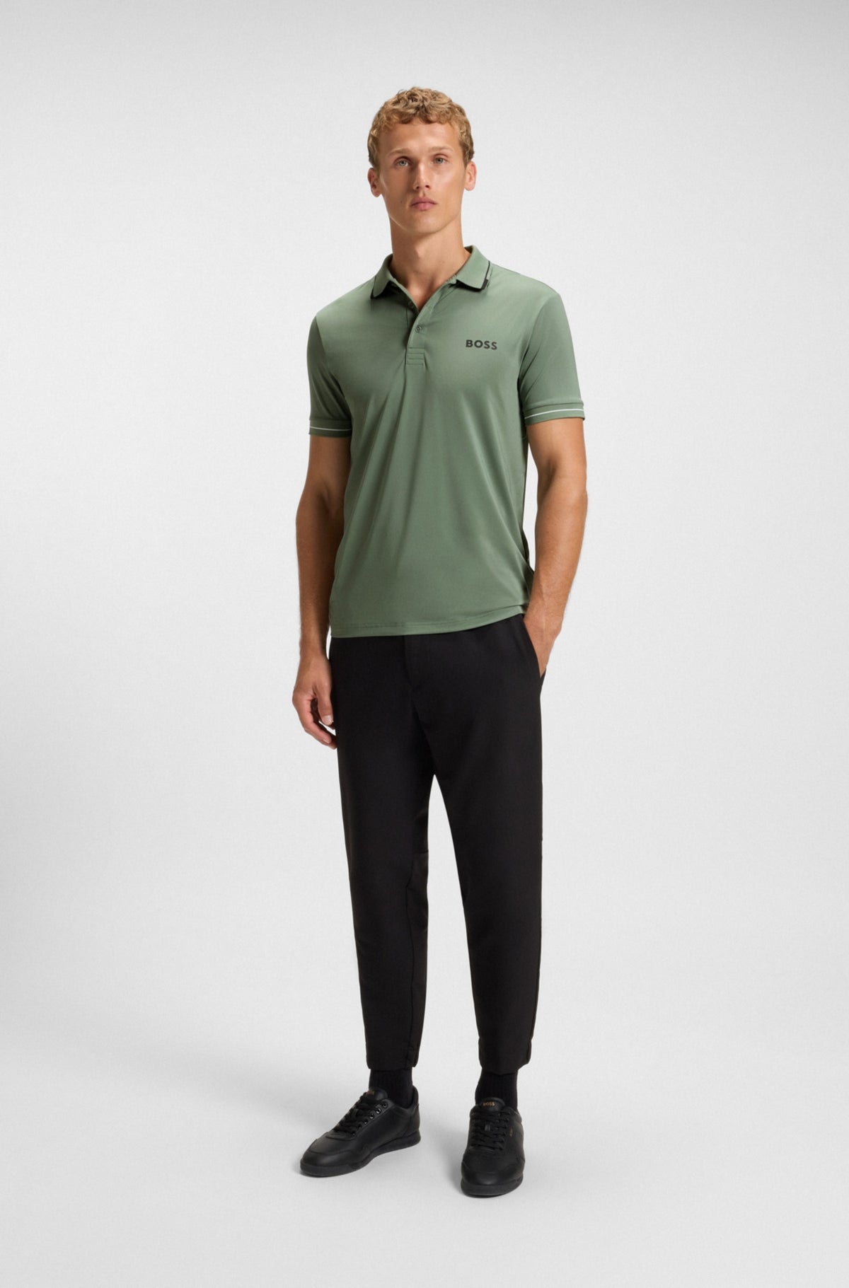 Short sleeve polo with logo RTW