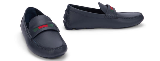 Driver moccasin in leather RTW