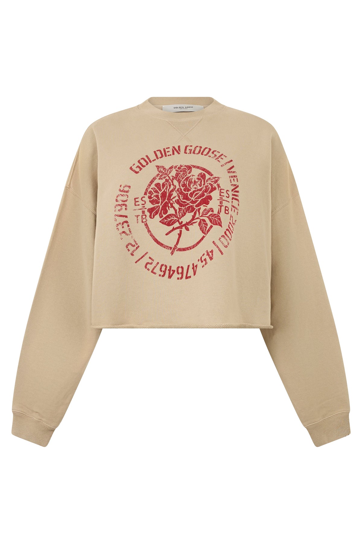Golden Goose Cropped sweatshirt in cotton