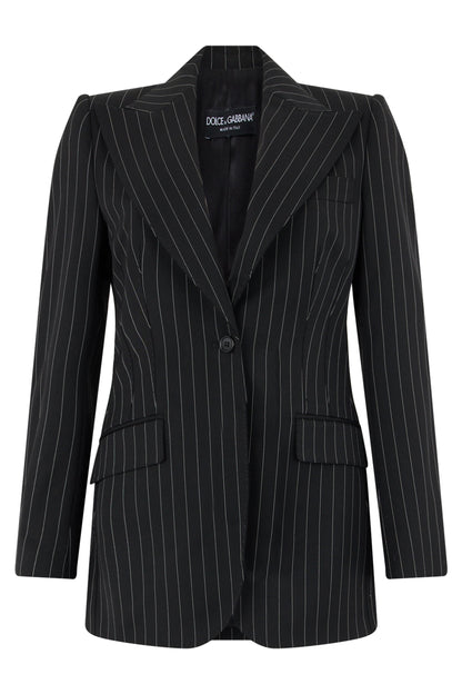 Single-breasted wool jacket RTW