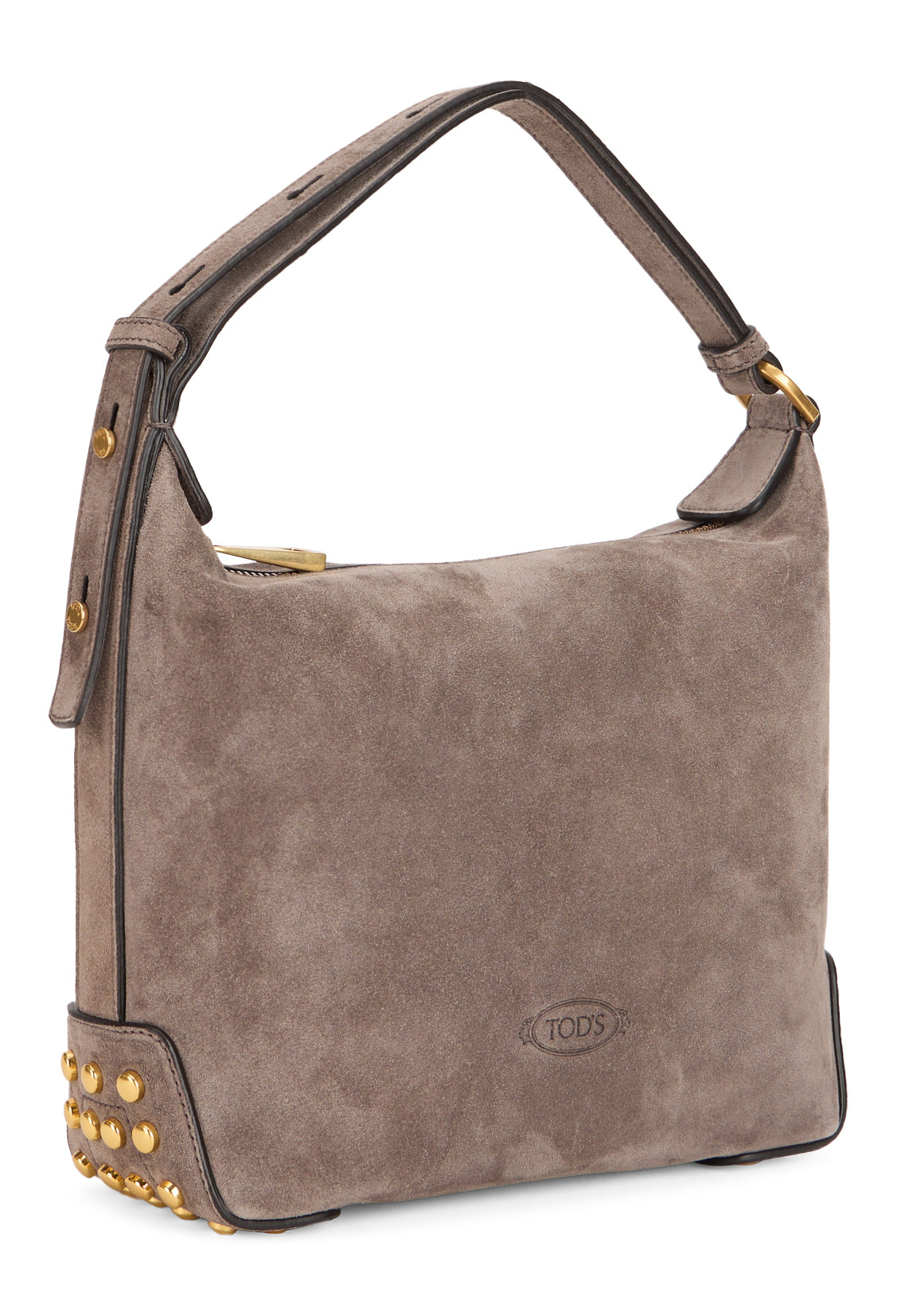 Metal Dots Mini Bag in suede BAGS