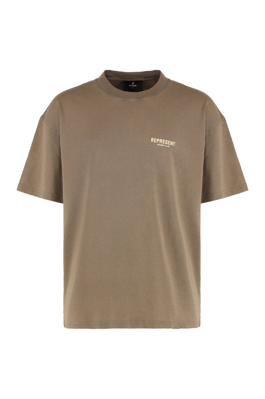 Crew neck T-shirt in cotton RTW