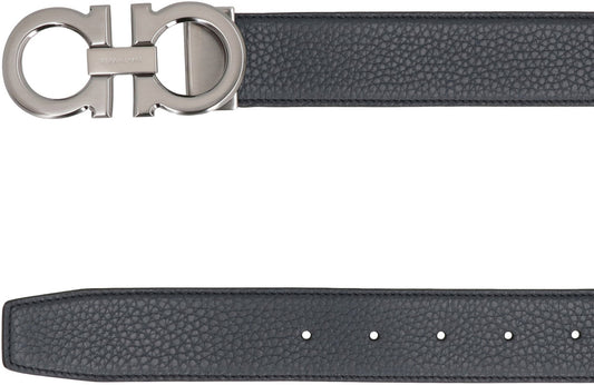 Gancini Reversible leather belt ACC