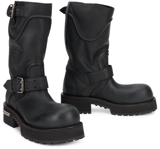 Venom boots in leather SHOES