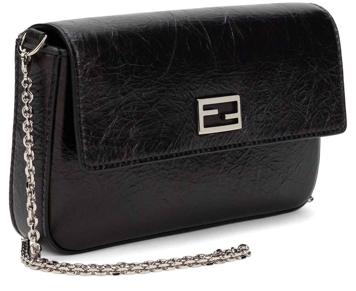 Mini shoulder bag in leather BAGS