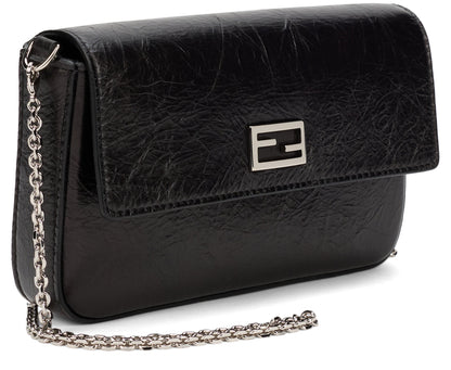 Mini shoulder bag in leather BAGS