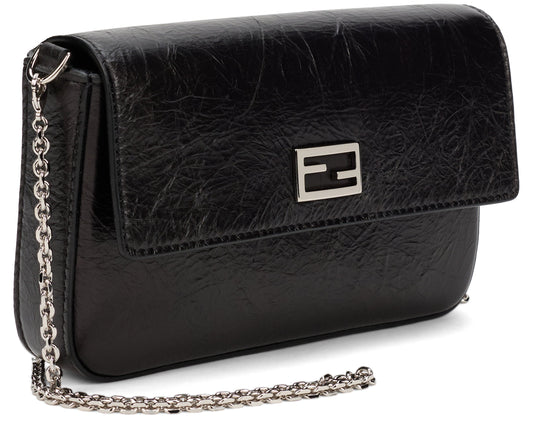 Mini shoulder bag in leather BAGS