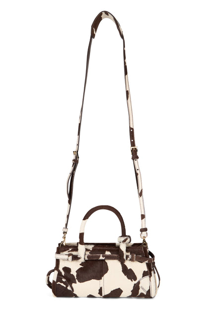 Prada Bonnie mini handbag in printed leather BAGS