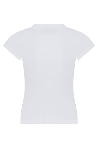 Cotton T-shirt messy spray RTW
