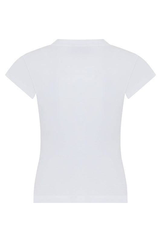 Cotton T-shirt messy spray RTW