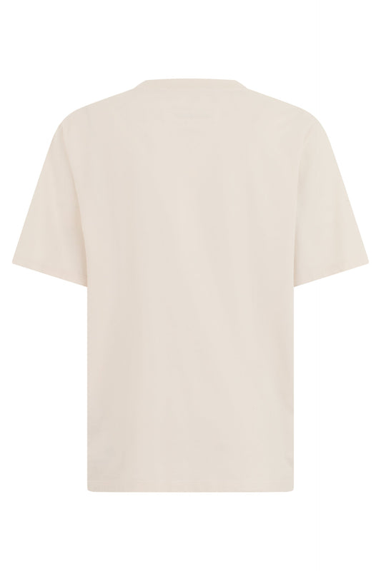Cotton T-shirt with drape RTW