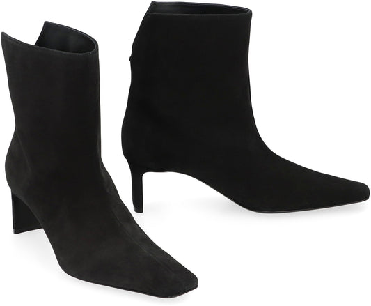 Khaite Ona ankle boots in suede