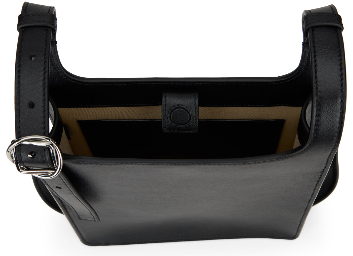 The small Tablier in leather RTW